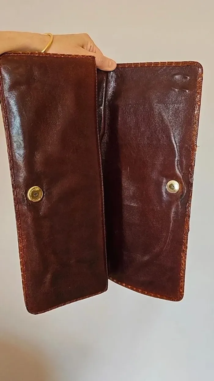Sac à main vintage reptile 70s - photo numéro 8