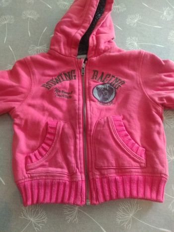 Pull manteau saumon 94