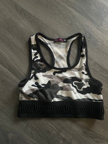 Brassière 6ans noir et gris 