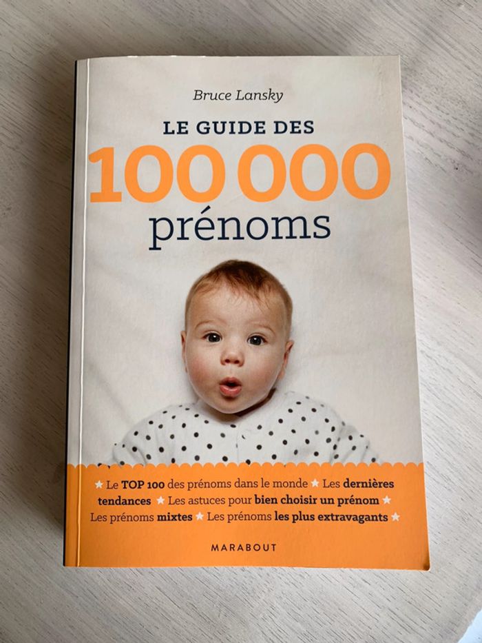 Livre guide des prénoms