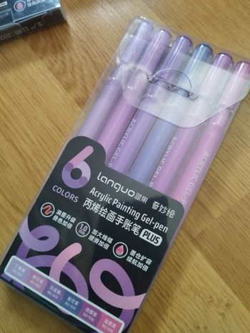 Pack  stylos gel Languo plus  x6
