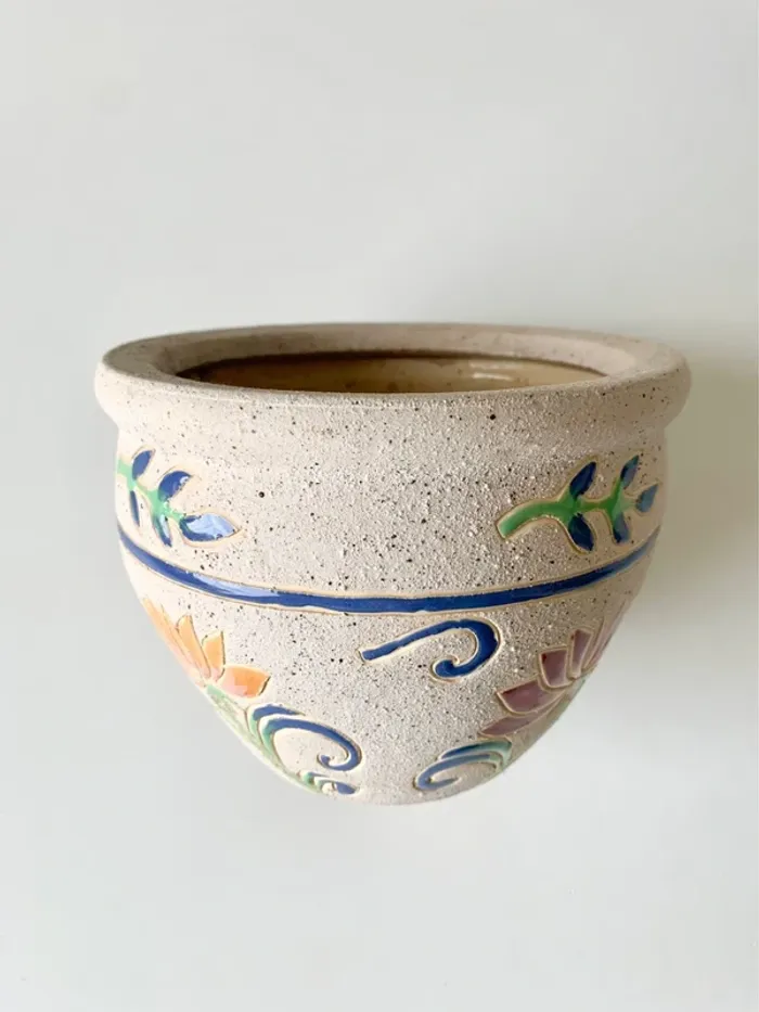 Cache pot de fleurs 🌹en céramique - photo numéro 2