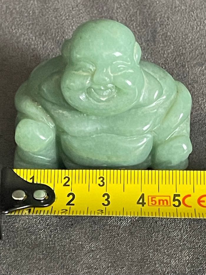Buddha, rieur en jade porte-bonheur - photo numéro 4