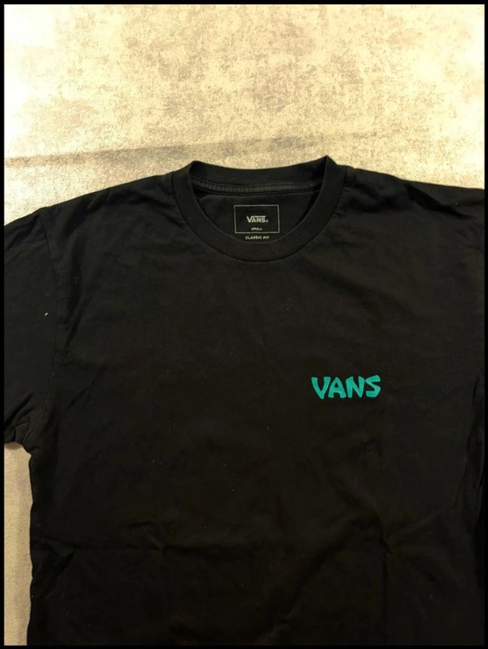 T-shirt Vans Noir avec logo Taille S - photo numéro 2