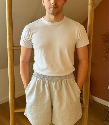 💜 Short beige syrakuz taille xl 💜