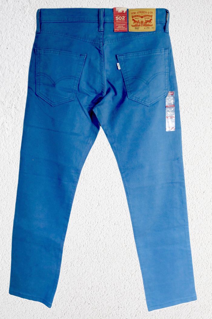 LEVI'S 502 - W29 L30 - Regular Taper Stretch Bleu Sodalite - Neuf avec étiquettes - photo numéro 2