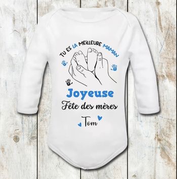 Body bébé fête des mères