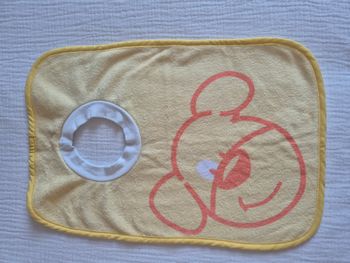 Bavoir large col élastique