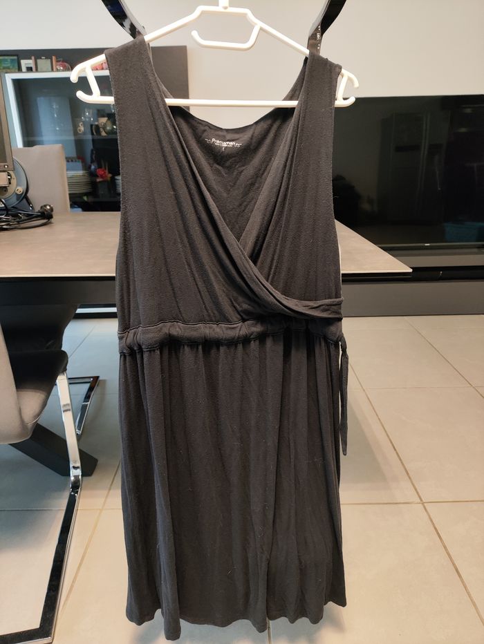 Robe de grossesse et d'allaitement Prémaman - Taille L - Noir