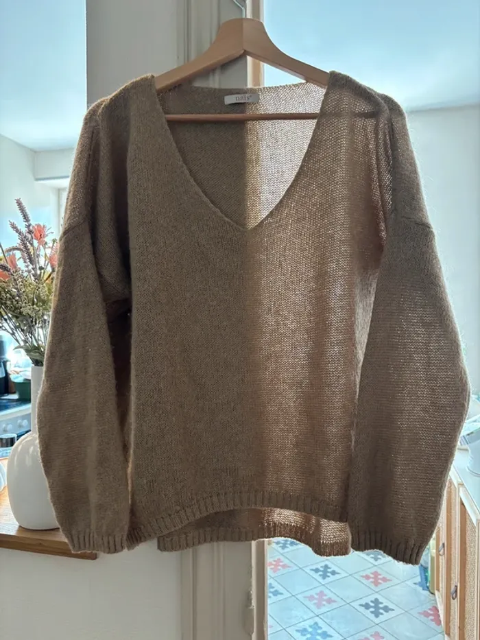 Pull col V Nais - Taille 40 - photo numéro 2