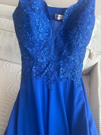 Robe soirée bleu