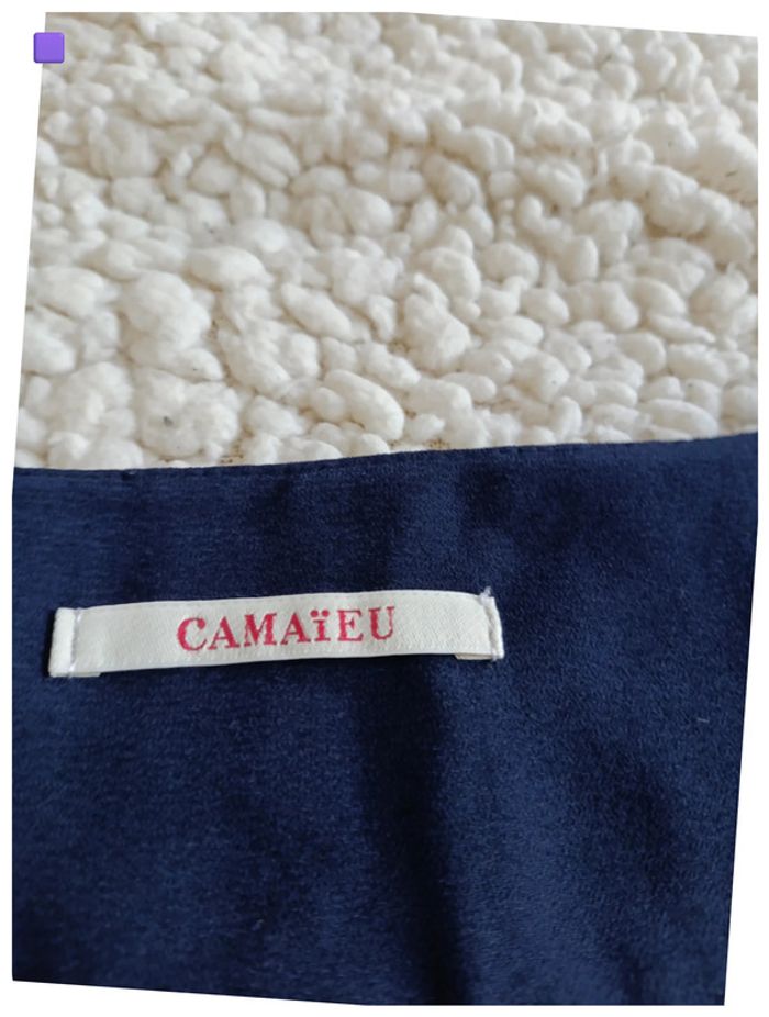 Blouse bleu marine fluide (Camaïeu) marin mignon cute - photo numéro 3