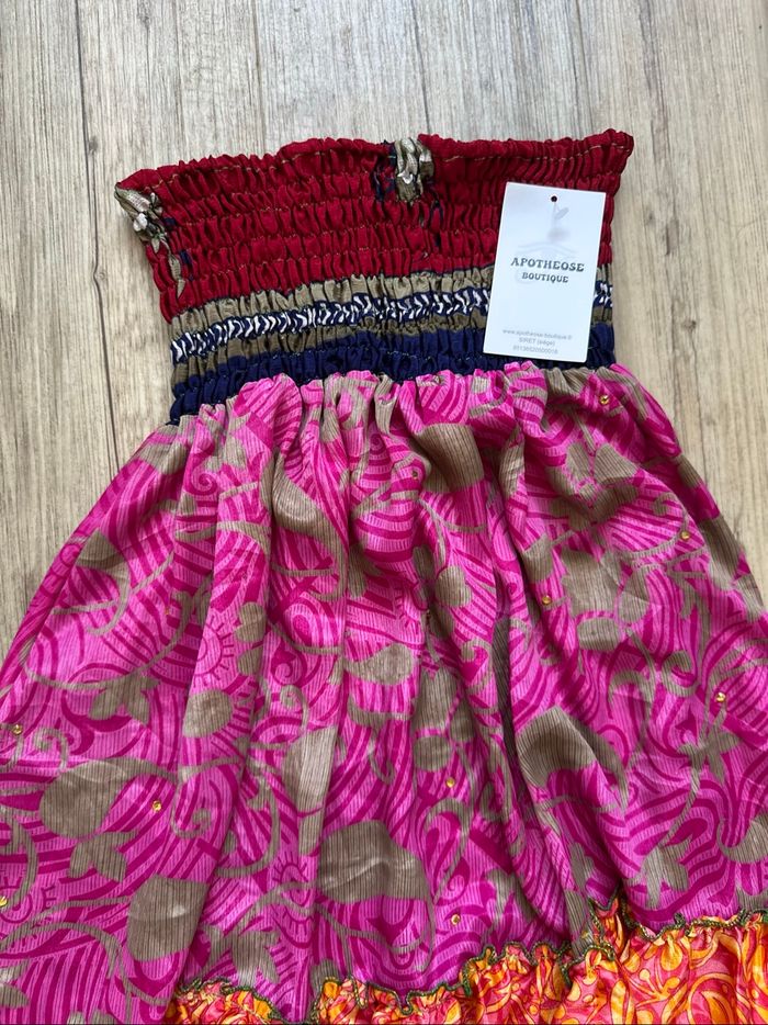 Jupe asymétrique indienne taille unique - photo numéro 2