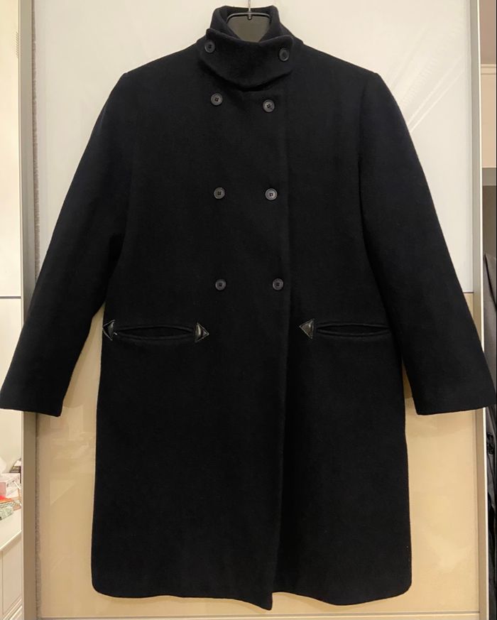 Manteau marine laine 38