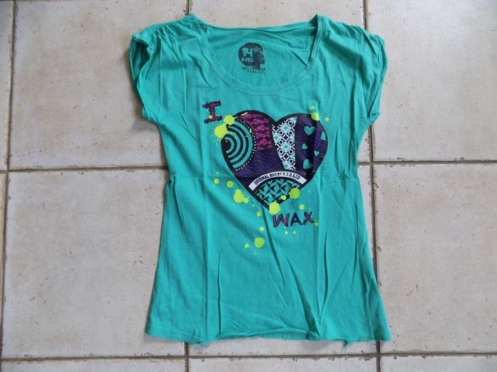 tee shirt 14 ans kiabi vert