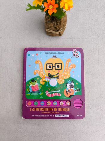 Livre musical Les instruments de musique Milan