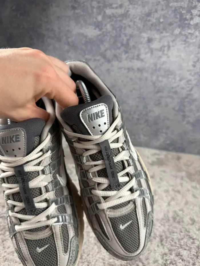 Nike P-6000 Running Flat Pewter - Grey & Green & Beige - photo numéro 12