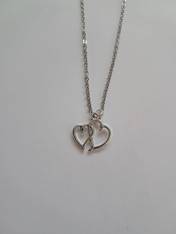 Collier double cœur