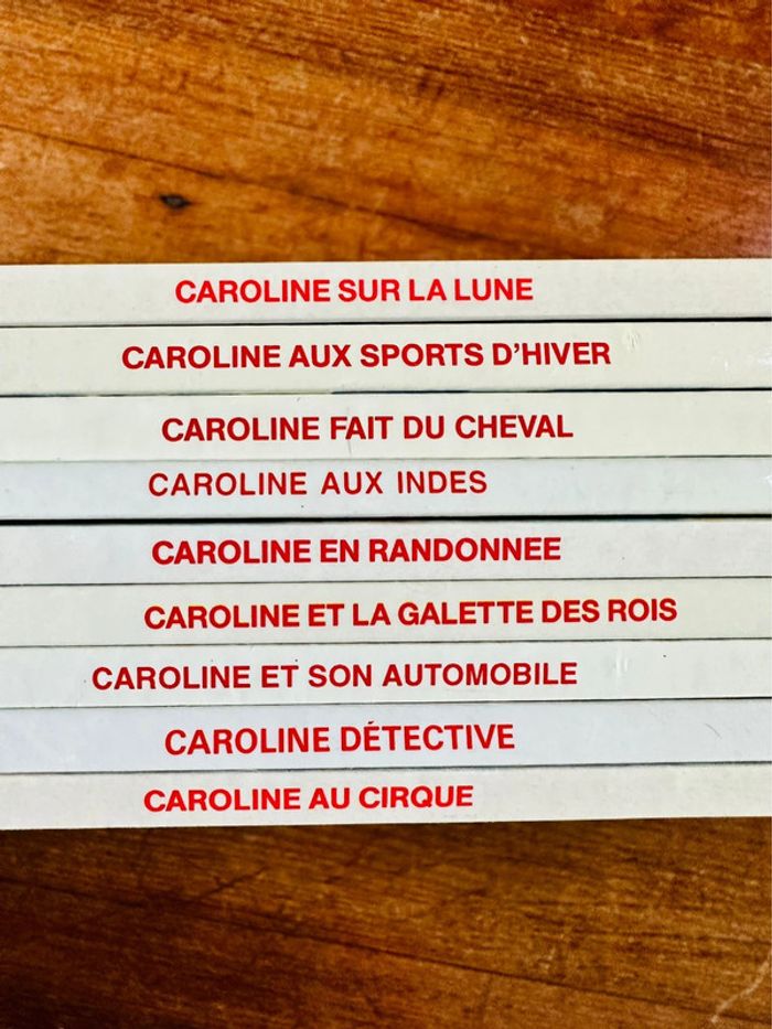 Lot de 9 albums Caroline Pierre Probst Hachette Jeunesse livres années 90 - photo numéro 3