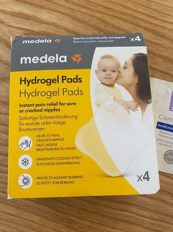 Hydrogel pads patch medela anti crevasse 