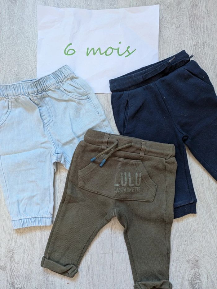 Pantalons garçon 6 mois