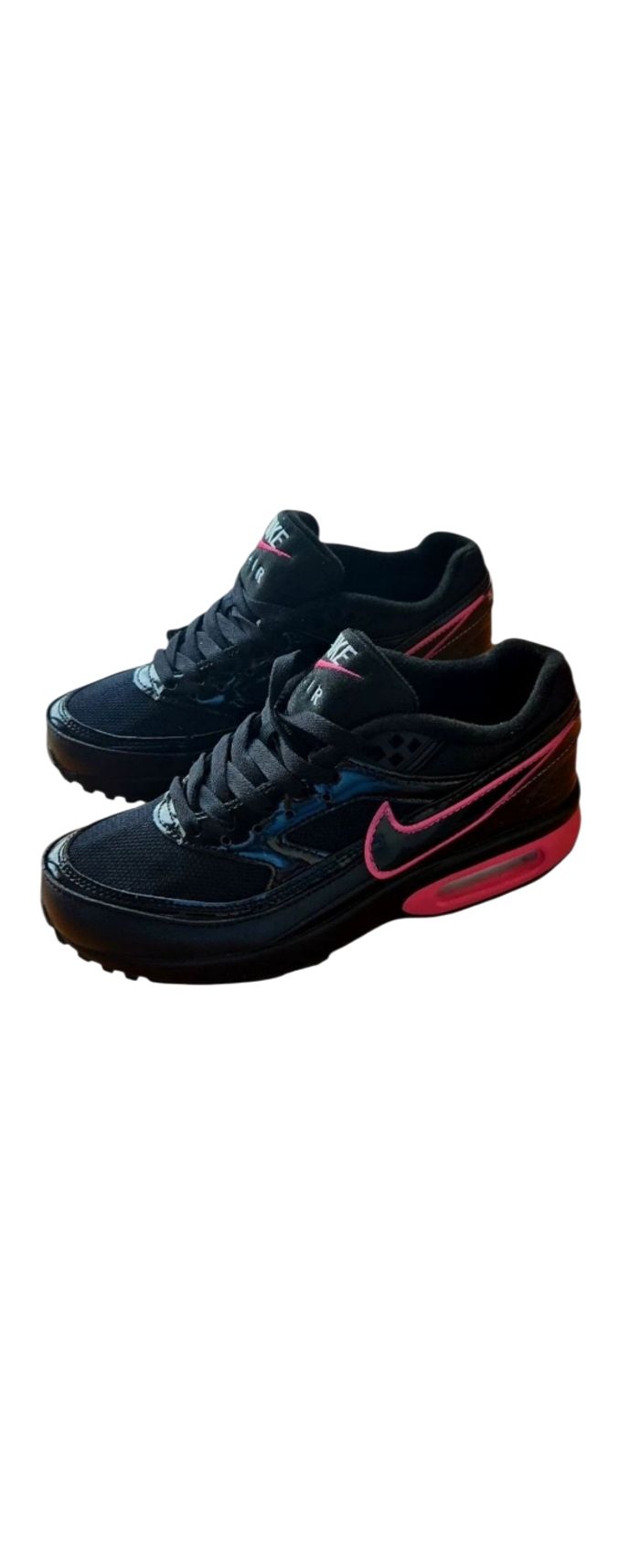 Nike air max BW femme rose noir T.36