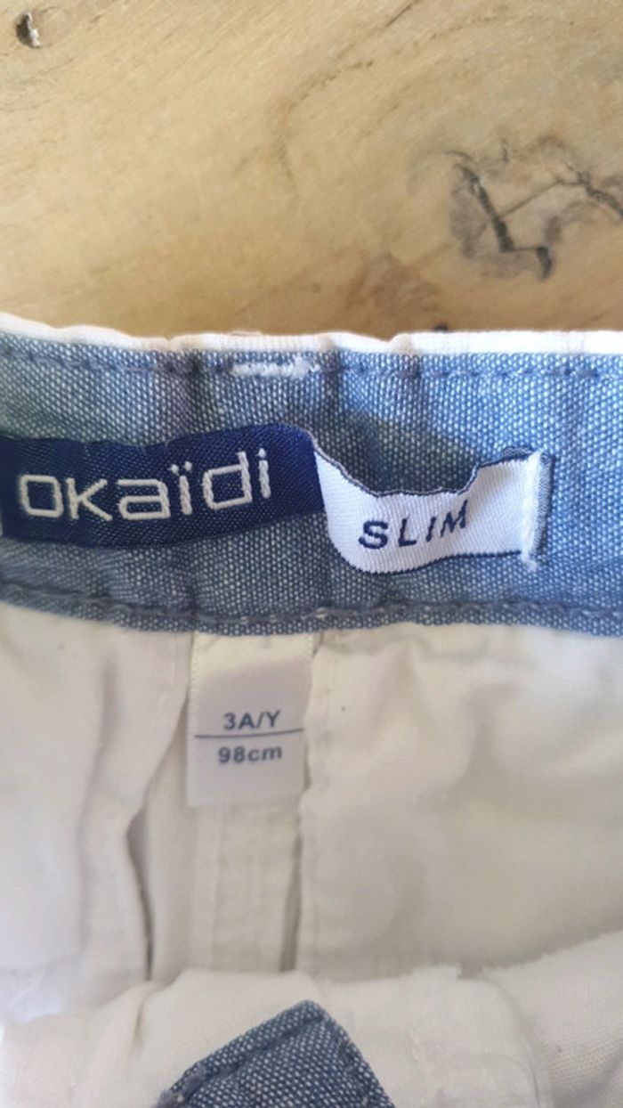 Short blanc okaidi 3ans - photo numéro 6