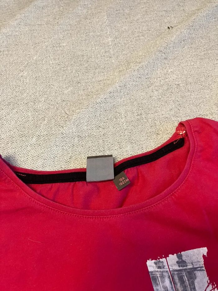 Pull ado Bilook – rose & noir – taille 16 ans - photo numéro 4