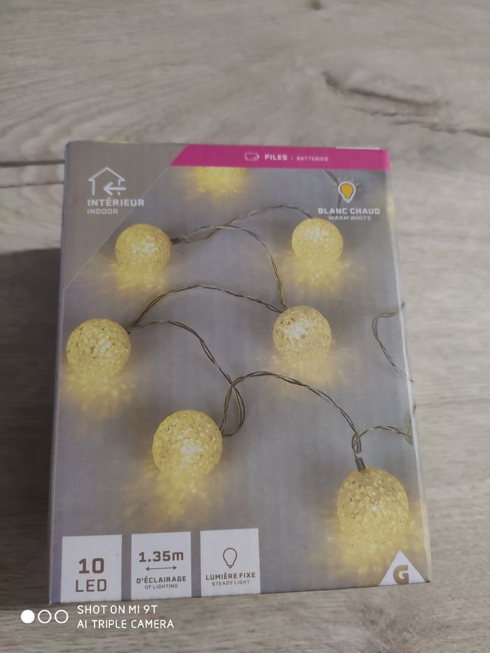 Lot de 2 guirlandes à piles neuves - photo numéro 2