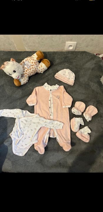Petit ensemble 1 mois filles