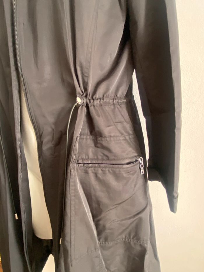 Trench léger noir taille L - photo numéro 2
