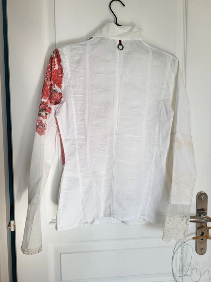 Chemise imprimé fleur avec dentelle taille M Save the queen - photo numéro 6