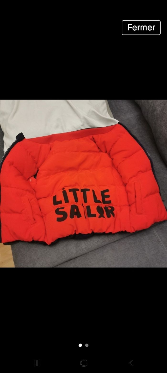 Doudoune garcon sans manche "baby grain de blé " - photo numéro 2