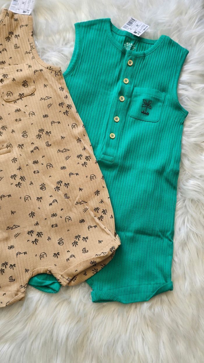 NEUVES (NON PORTÉES)🏷🏷💙😍🤩 combishorts 36mois (94cm) garçon 🤩😍💙 - photo numéro 4