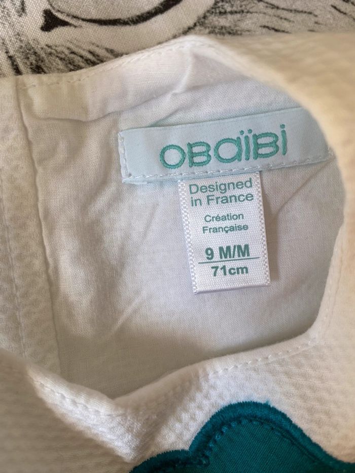Robe, taille 9 mois, marque Obaïbi. - photo numéro 2