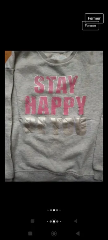 Sweat 9-10 ans, Primark.