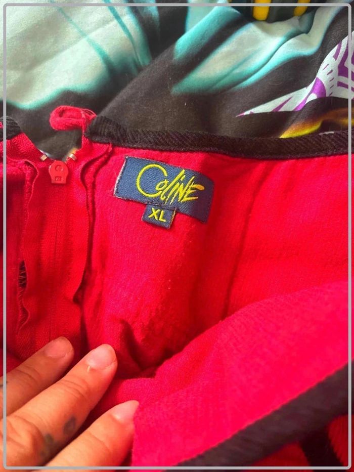 Jupe velour taille 42 marque Coline - photo numéro 5