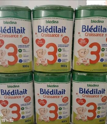 Blédilait 3ème âge 6 boîtes neuves