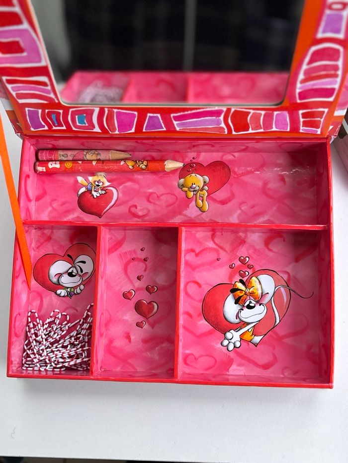 Boîte de rangement papeterie diddl - papeterie d’origine - photo numéro 5