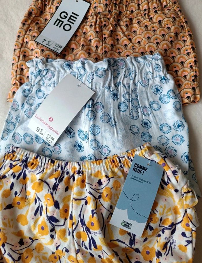 Lot de 3 shorts neufs 12M - photo numéro 2