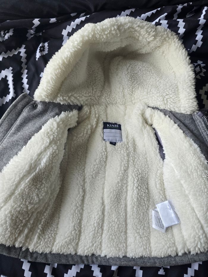 NEUF (non porté)🏷 😍🤩💙 superbe manteau chaud 6 mois garçon 😍🤩💙 - photo numéro 7