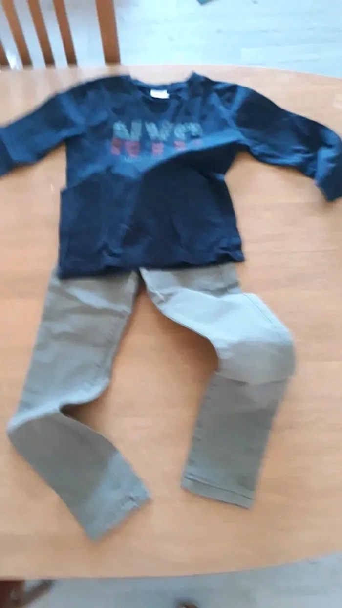 Ensemble tape à l œil 5 ans