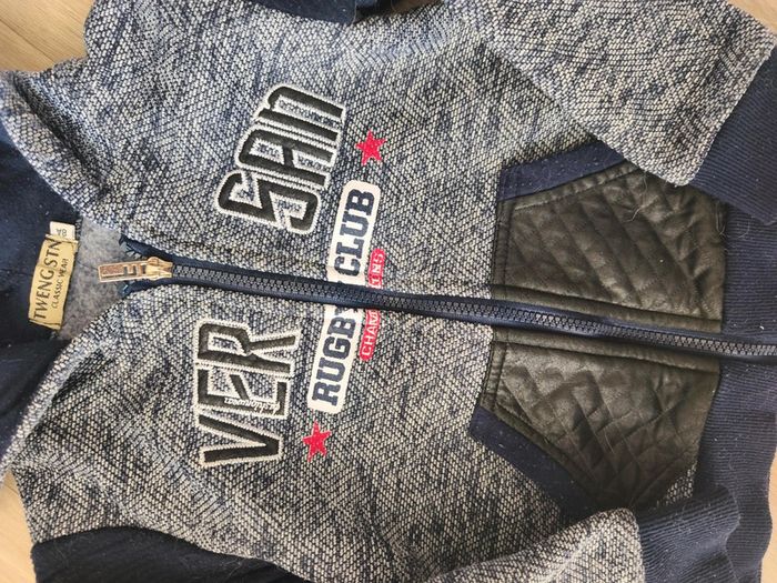 Gilet zippé taille 8 ans  marque tweng stn - photo numéro 3