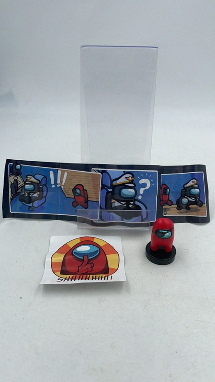 Figurine Among Us 5 cm + autocollant Tomy