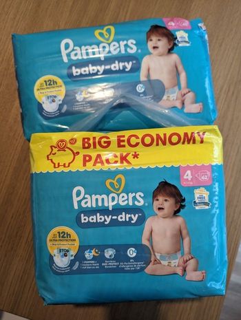 Pampers baby dry  taille 4