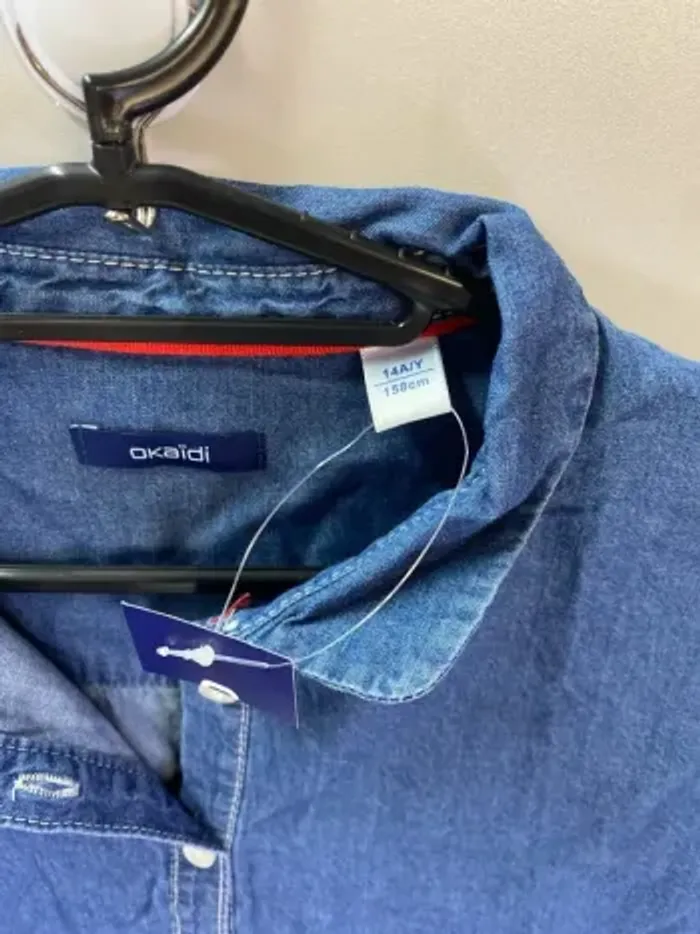 Robe fille - neuf - bleue - Okaïdi - Taille 14 ans - photo numéro 2