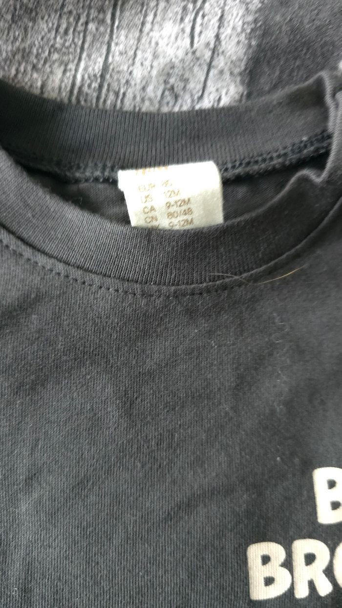 Neufs (non portés)🏷 🏷🤩😍💙superbe  ensemble teeshirt ml et pantalon 12/18mois (80/81cm) garçon 💙😍🤩 - photo numéro 6