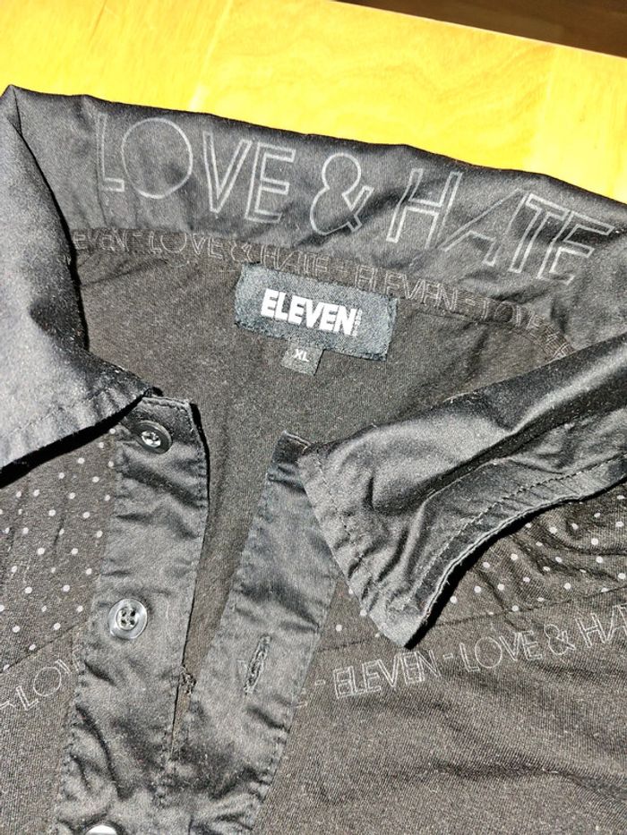 🔥Polo ML ElevenParis "Love&Hate" T.XL💫👕 - photo numéro 3