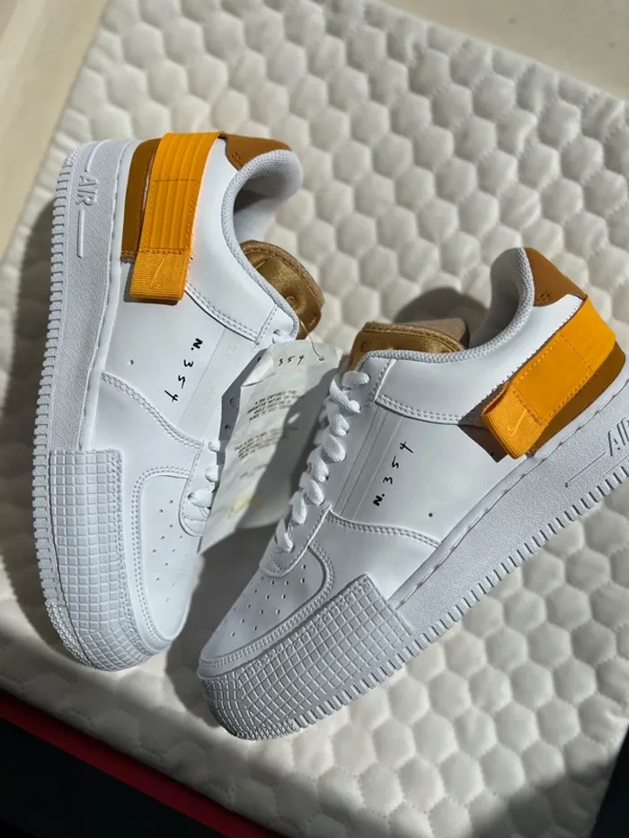 Nike air force 1 type blanche 40.5 - photo numéro 4