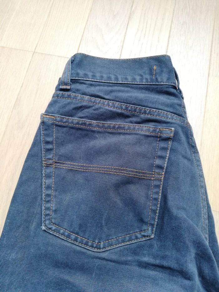 Pantalon mom jeans sisley basic denim bleu brut taille 36 femme - photo numéro 14